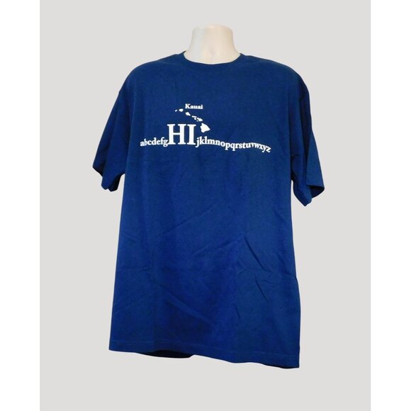 Alstyle Other - Kauai HI Alphabet Graphic Hawaii Tee Shirt XL Blue by Alstyle 100% Cotton